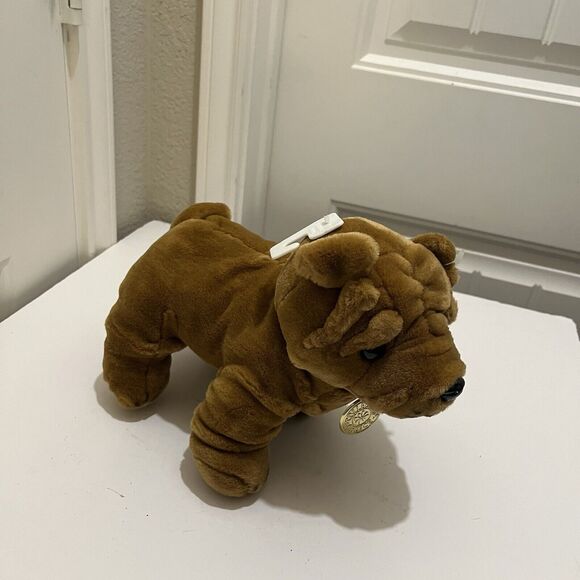Dan Dee Collector's Choice Bulldog Plush 10” Stuffed Animal Brown Dog - Picture 5 of 11